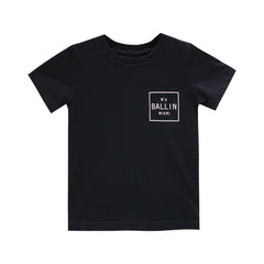 BALLIN BOYS SMALL PRINT TEE
